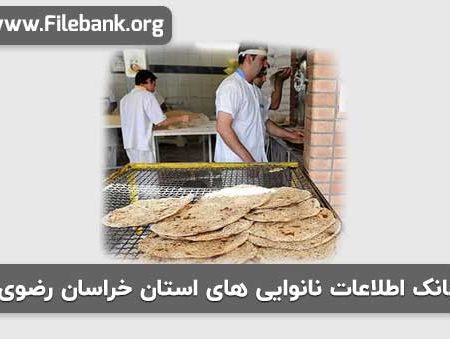 بانک اطلاعات نانوایی های استان خراسان رضوی