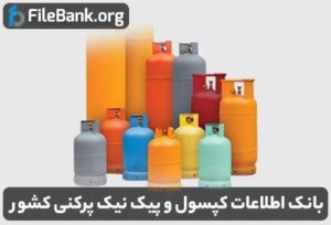 بانک اطلاعات کپسول و پیک نیک پرکنی کشور